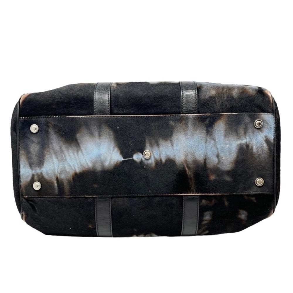 Christian Dior Vintage Logo Traveling Bag Tie Dye Black
Blue Calf Hair [102923] - Picture 15 of 15